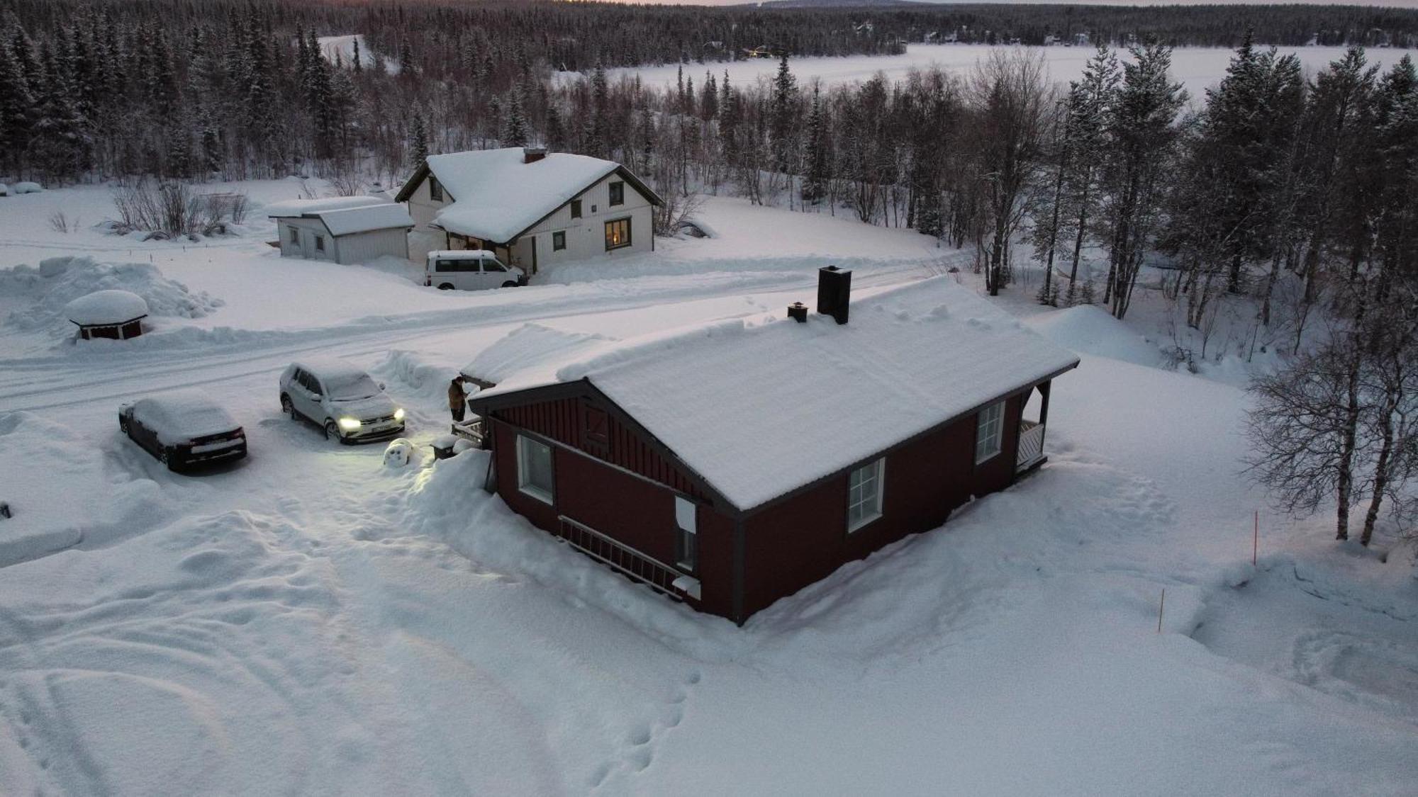Villa Little Adorable Red Kiruna Esterno foto