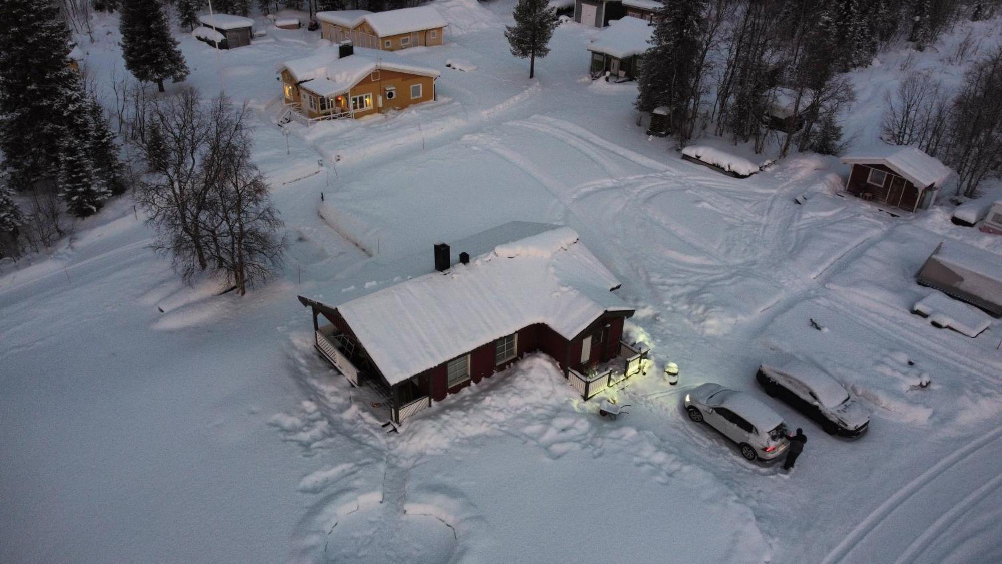 Villa Little Adorable Red Kiruna Esterno foto